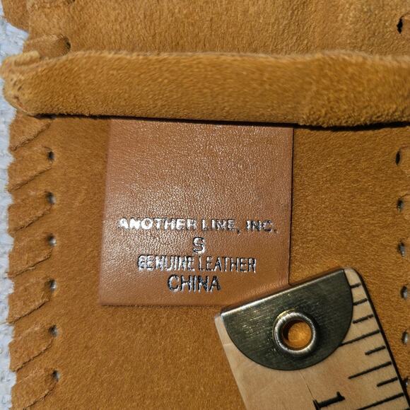 Free People Camel Suede Bohemian Belt with Lg Buckle 31-35 from Buckle to Holes - Picture 4 of 6